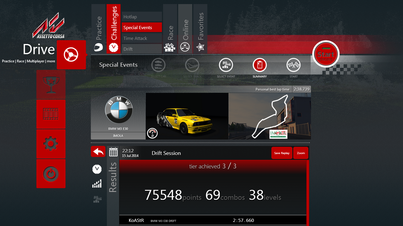 E30 drift result Imola SE Drift Legend Gold.png